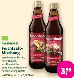 Biomarkt RABENHORST Fruchtsaft Mischung Angebot