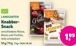 Biomarkt LANDGARTEN Knabber Snack Angebot