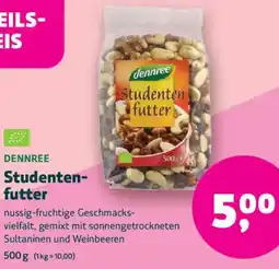 Biomarkt DENNREE Studentenfutter Angebot