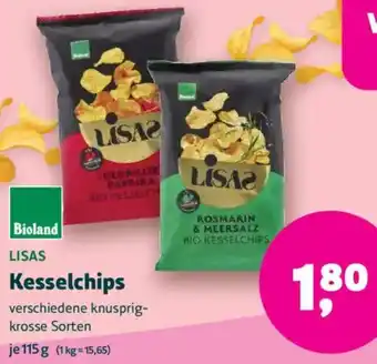 Biomarkt LISAS Kesselchips Angebot