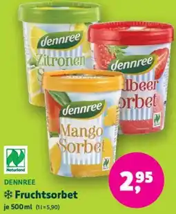 Biomarkt DENNREE Fruchtsorbet Angebot