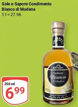 Globus Sole e Sapore Condimento Bianco di Modena Angebot