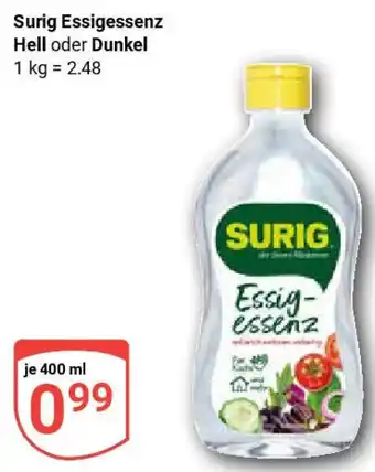 Globus Surig Essigessenz Hell oder Dunkel Angebot
