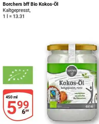 Globus Borchers bff Bio Kokos-Öl Angebot