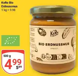 Globus KoRo Bio Erdnussmus Angebot