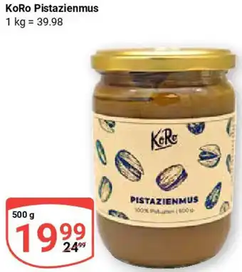 Globus KoRo Pistazienmus Angebot