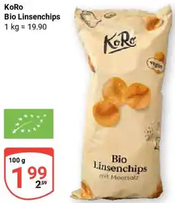 Globus KoRo Bio Linsenchips Angebot