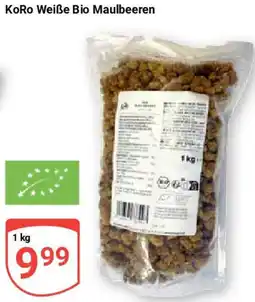 Globus KoRo Weiße Bio Maulbeeren Angebot
