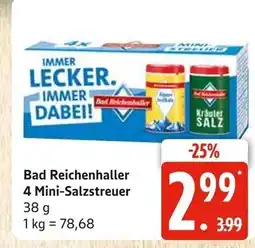 Marktkauf Bad reichenhaller 4 mini-salzstreuer Angebot