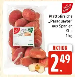 Marktkauf Plattpfirsiche paraguayos Angebot