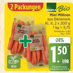 Marktkauf Edeka bio mini möhren Angebot