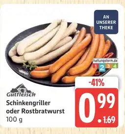 Marktkauf Gutfleisch schinkengriller Angebot