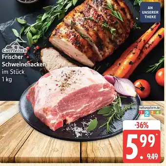 Marktkauf Gutfleisch frischer schweinenacken Angebot