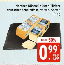 Marktkauf Nordsee käserei küsten tilsiter deutscher schnittkäse Angebot