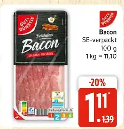 Marktkauf Gut & günstig bacon Angebot