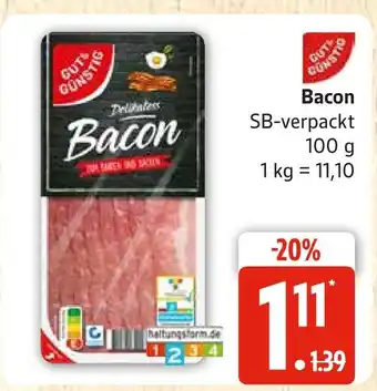 Marktkauf Gut & günstig bacon Angebot