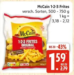 Marktkauf Mccain 1-2-3 frites original Angebot