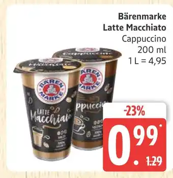 Marktkauf Bärenmarke latte macchiato Angebot
