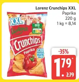 Marktkauf Lorenz crunchchips xxl paprika Angebot