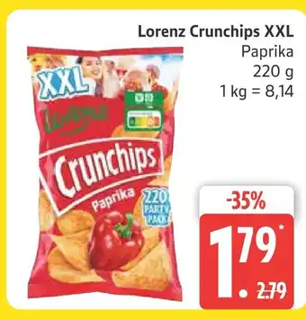 Marktkauf Lorenz crunchchips xxl paprika Angebot