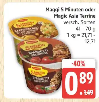 Marktkauf Maggi 5 minuten oder magic asia terrine Angebot
