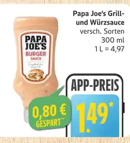 Marktkauf Papa joe's grill- und würzsauce Angebot