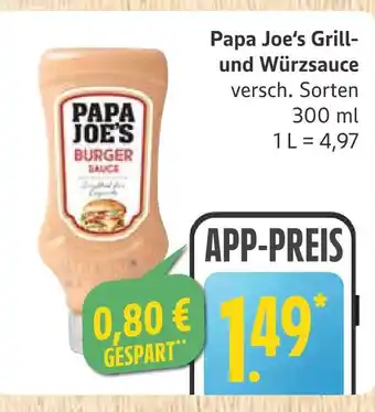 Marktkauf Papa joe's grill- und würzsauce Angebot