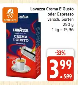 Marktkauf Lavazza crema e gusto Angebot