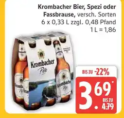 Marktkauf Krombacher bier Angebot