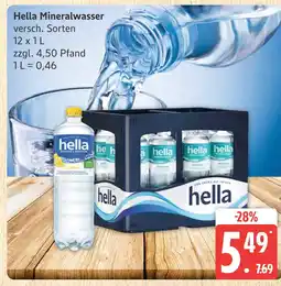 Marktkauf Hella mineralwasser Angebot