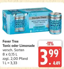 Marktkauf Fever tree tonic Angebot