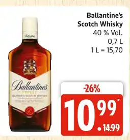 Marktkauf Ballantine's scotch whisky Angebot