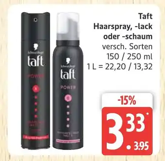 Marktkauf Taft haarspray Angebot
