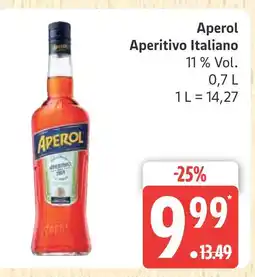 Marktkauf Aperol aperitivo italiano Angebot