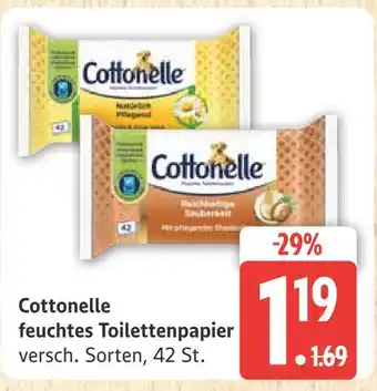 Marktkauf Cottonelle feuchtes toilettenpapier Angebot