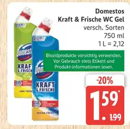 Marktkauf Domestos kraft & frische wc gel Angebot