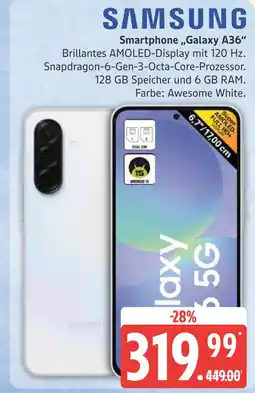 Marktkauf Samsung smartphone „galaxy a36“ Angebot