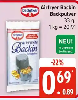 Marktkauf Dr. oetker airfryer backin backpulver Angebot