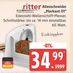 Marktkauf Ritter allesschneider markant 01 Angebot