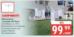 Marktkauf Leifheit wäscheschirm linomatic 500 easy Angebot