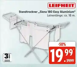 Marktkauf Leifheit standtrockner siena 180 easy aluminium Angebot