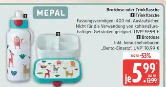 Marktkauf Mepal brotdose oder trinkflasche Angebot