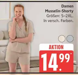 Marktkauf Damen musselin-shorty Angebot