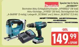 Marktkauf Makita spezial-set g-serie dk18b59y Angebot