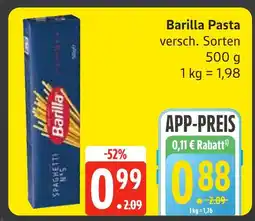 Edeka Barilla pasta Angebot