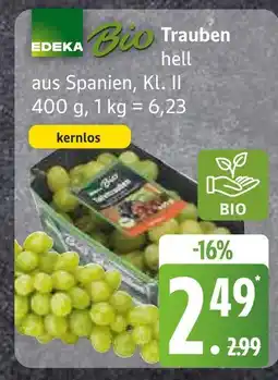 Edeka Edeka bio trauben hell Angebot