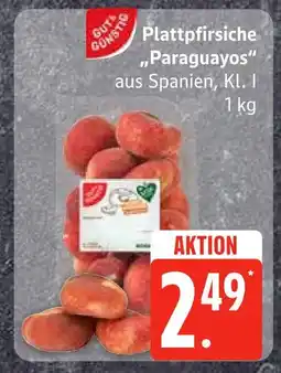 Edeka Plattpfirsiche „paraguayos“ Angebot