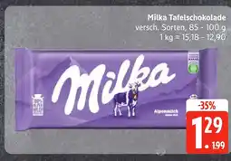 Edeka Milka milka tafelschokolade Angebot