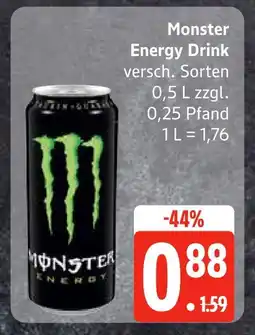 Edeka Monster energy drink Angebot
