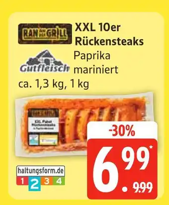 Edeka Gutfleisch xxl 10er rückensteaks Angebot